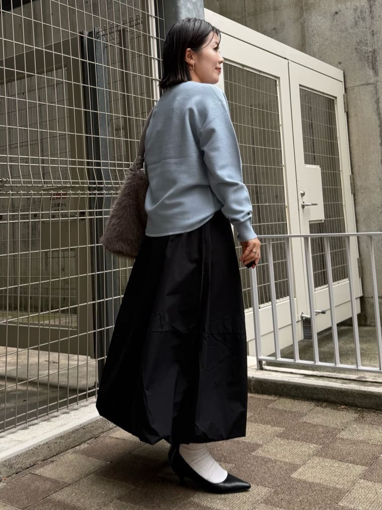 chさんの「THE SHOP TK｜【S-XLサイズ/選べる7色】どこから見ても美しい ガーターニット/毛玉になりにくい/洗濯機OK」を使ったコーディネート