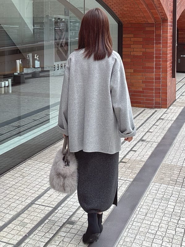 makiさんの「UNTITLED｜【ミディ丈/軽やか】セミラグランリバー コート」を使ったコーディネート