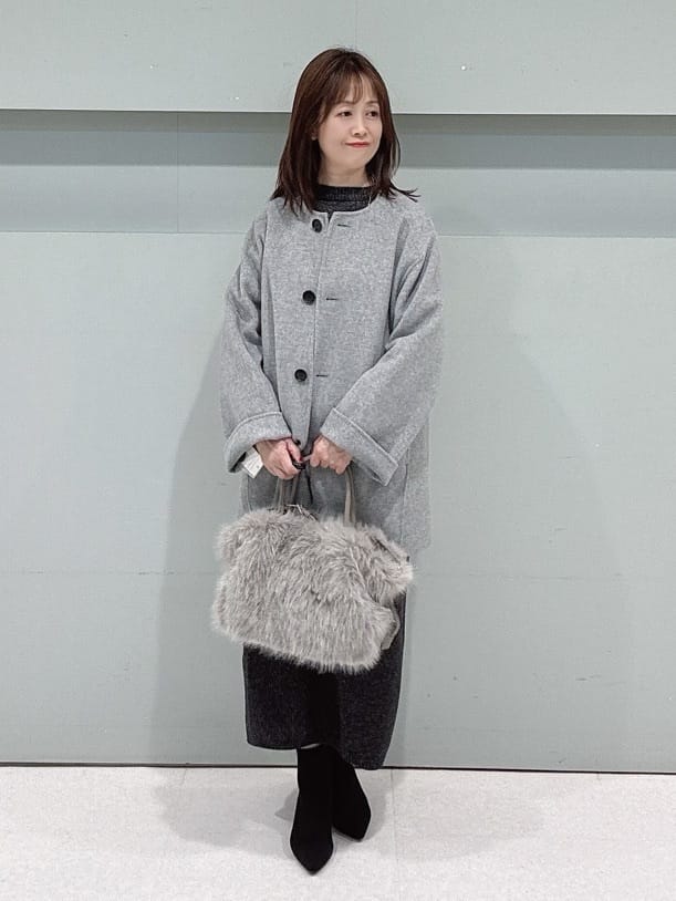 makiさんの「UNTITLED｜【ミディ丈/軽やか】セミラグランリバー コート」を使ったコーディネート