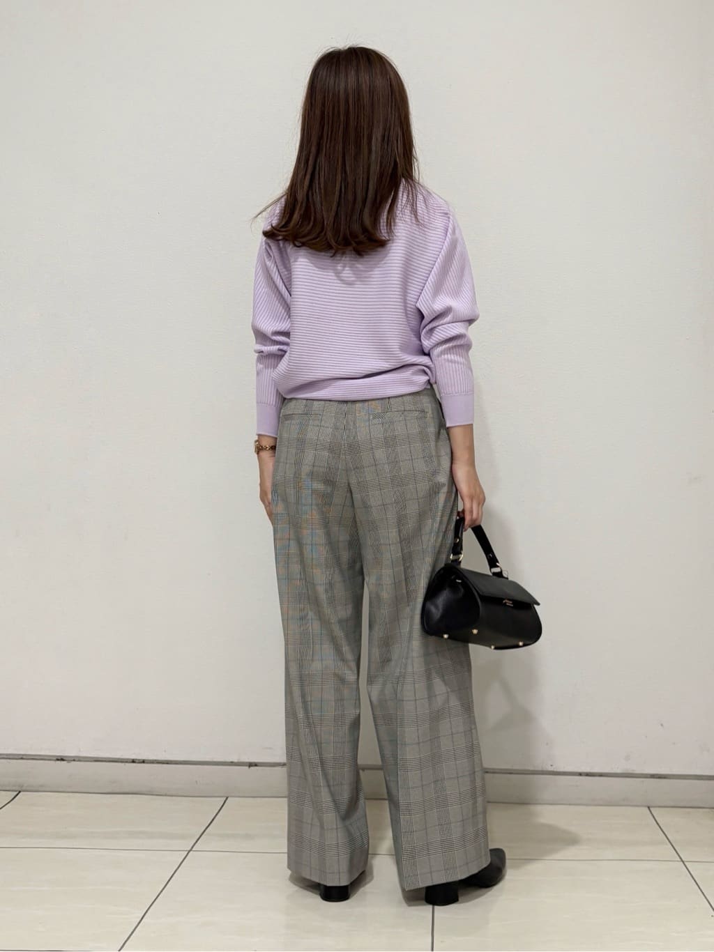 kahoさんの「INDIVI｜【洗える／体型カバー】美シルエットニット」を使ったコーディネート