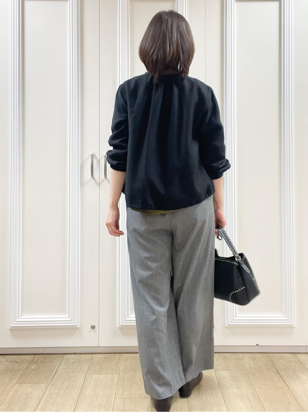 めいさんの「Reflect｜【ライトアウター／ゆったり羽織れる／気軽な羽織りに◎】ライトブルゾン」を使ったコーディネート