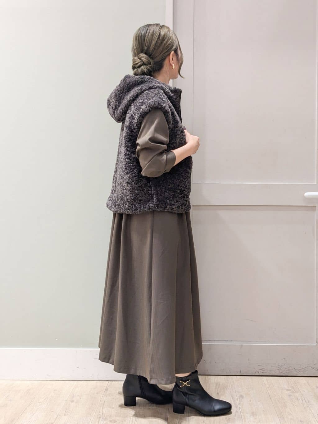 kuwawaさんの「grove｜【名品アウター/3WAY・はっ水】ボアライナー付マウンテンパーカ」を使ったコーディネート