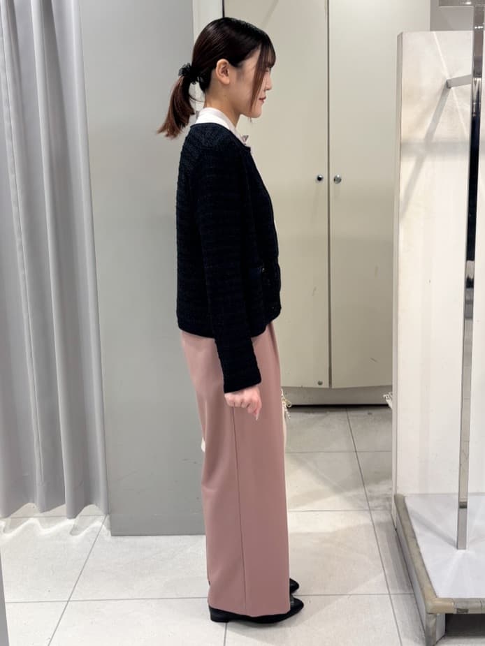 yuiさんの「Reflect｜【配色ボウタイ付き】八分袖ジョーゼットブラウス」を使ったコーディネート