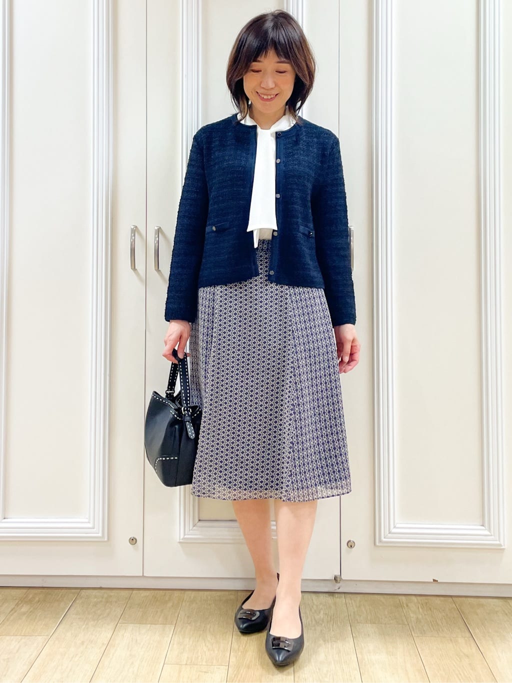 めいさんの「Reflect｜【ライトアウター／ゆったりシルエット／気軽な羽織に◎】ドライタッチカーディガン」を使ったコーディネート