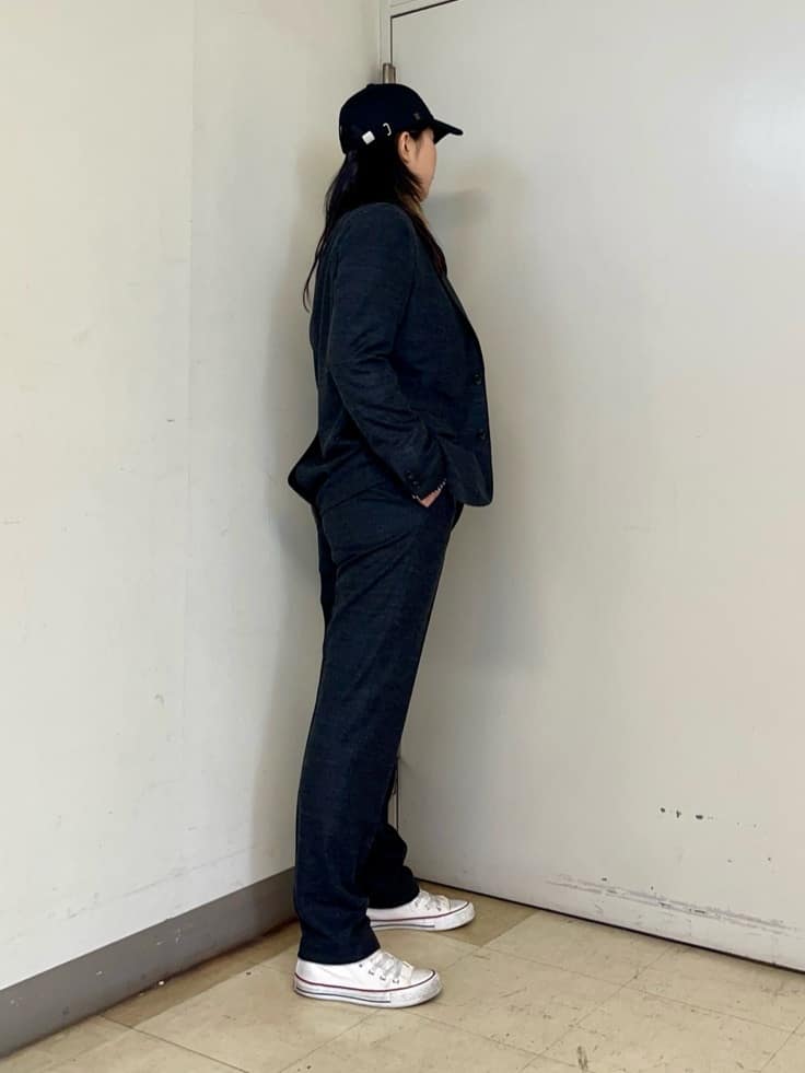 iwさんの「TAKEO KIKUCHI｜【Sサイズ～】ラッセルメッシュ ジャケット」を使ったコーディネート