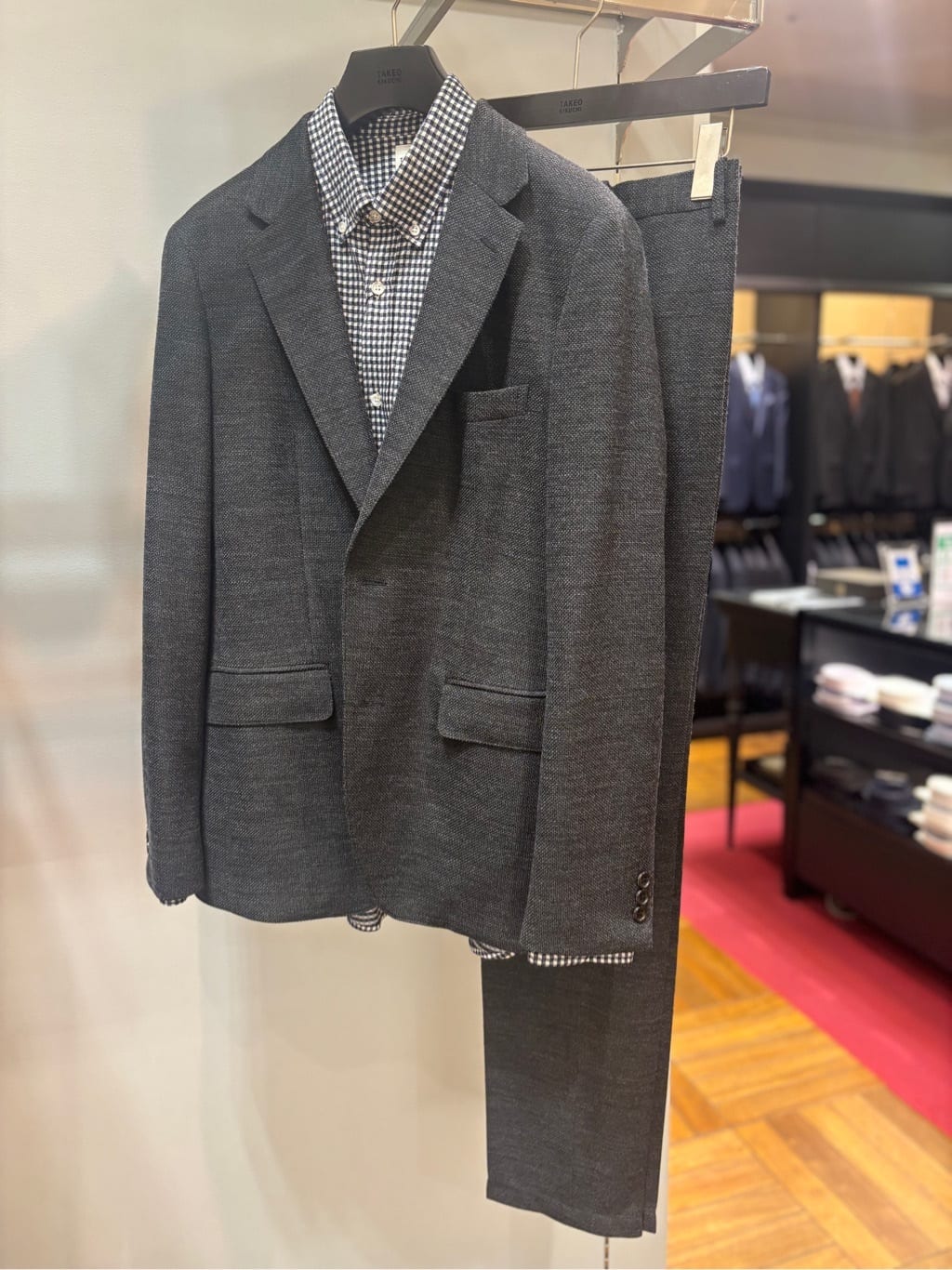 ヒナさんの「TAKEO KIKUCHI｜【Sサイズ～】ラッセルメッシュ パンツ」を使ったコーディネート