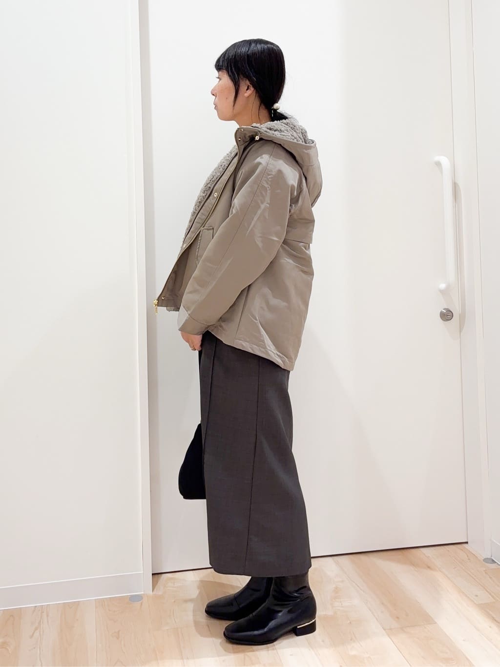 miraiさんの「grove｜【名品アウター/3WAY・はっ水】ボアライナー付マウンテンパーカ」を使ったコーディネート