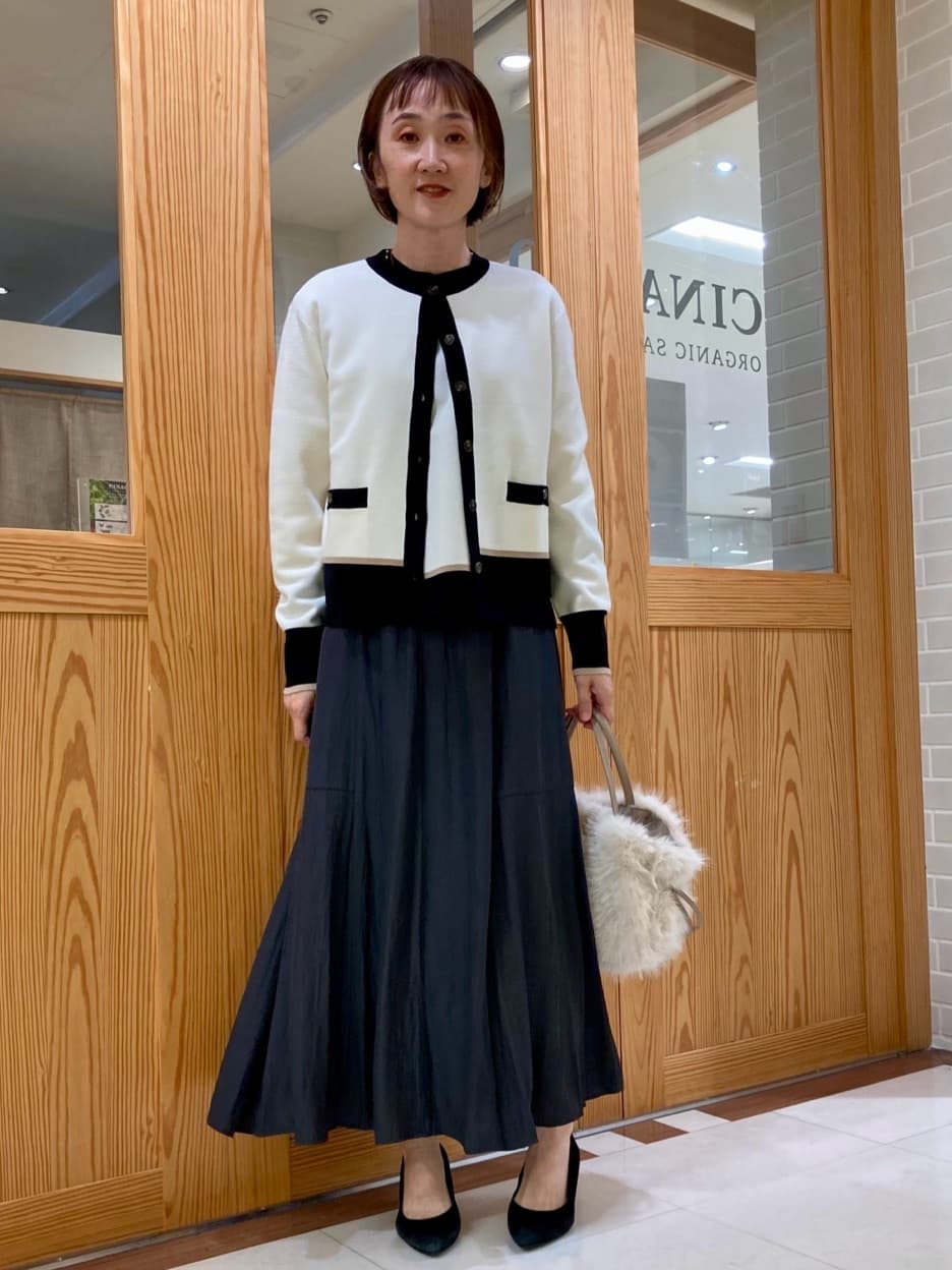ゆうさんの「UNTITLED｜【アンサンブル可/洗える】ウールミラノリブニット」を使ったコーディネート