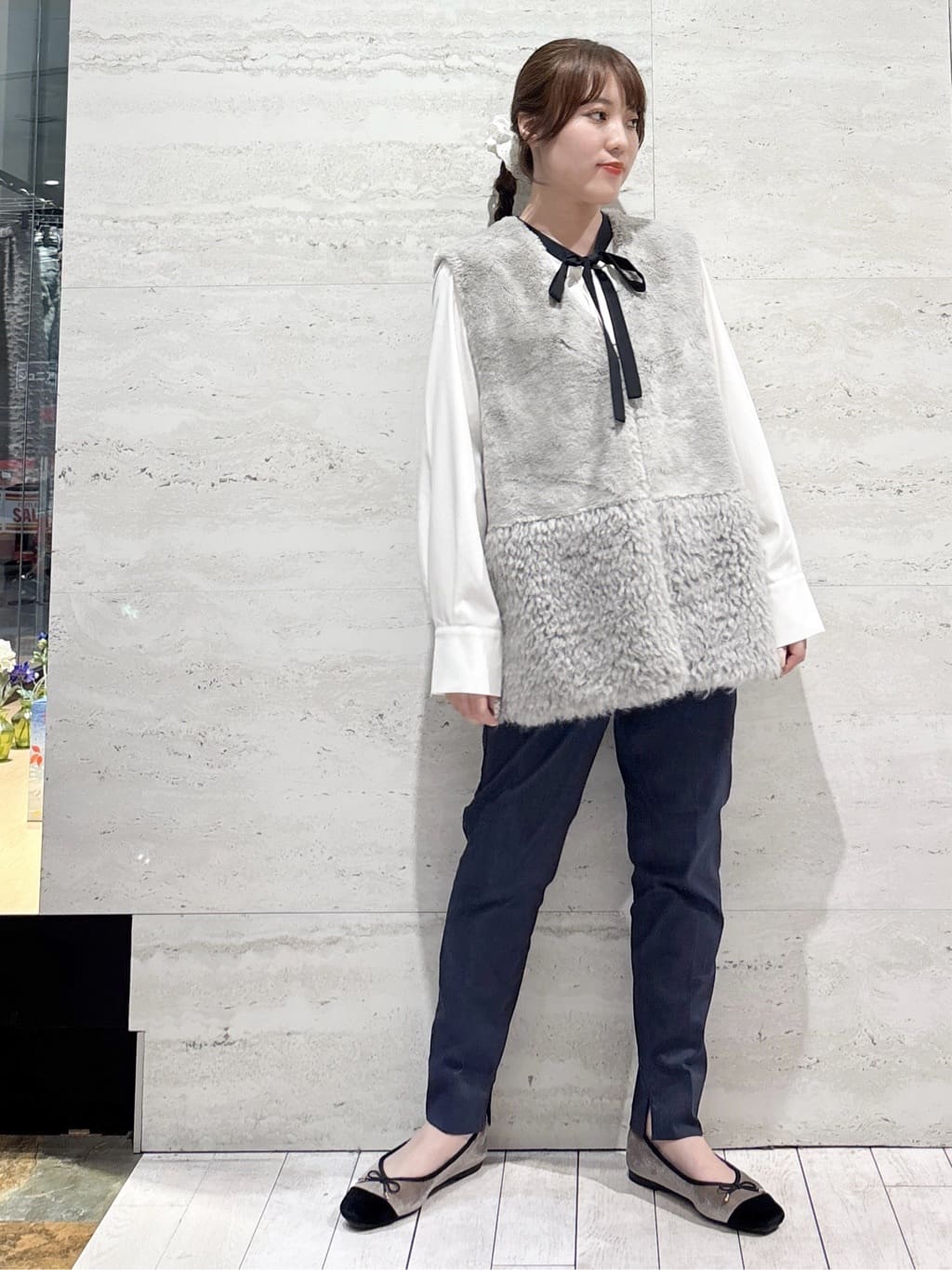 かほさんの「OPAQUE.CLIP｜《美人百花掲載》名品フラットバレエシューズ」を使ったコーディネート