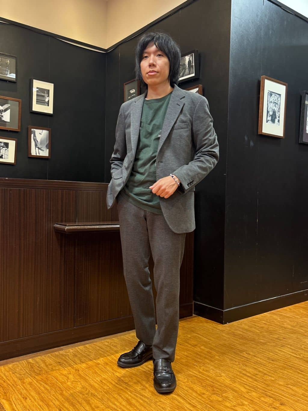 moritaさんの「TAKEO KIKUCHI｜【None Of Stress】アクティブジャージ 千鳥 ジャケット」を使ったコーディネート