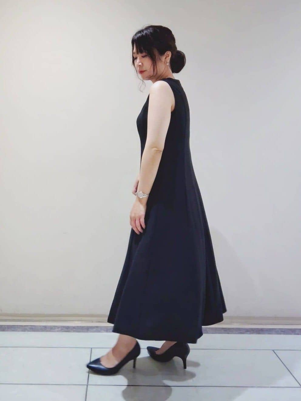 TOMOMIさんの「INDIVI｜【軽く羽織れる！】ダブルジャケット」を使ったコーディネート