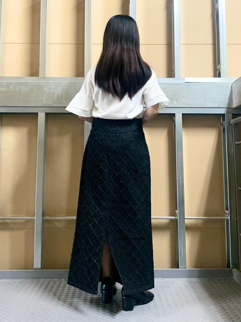 sahoさんの「THE SHOP TK｜【汗染み防止】袖フリルTシャツ【UVカット/洗濯機OK】」を使ったコーディネート