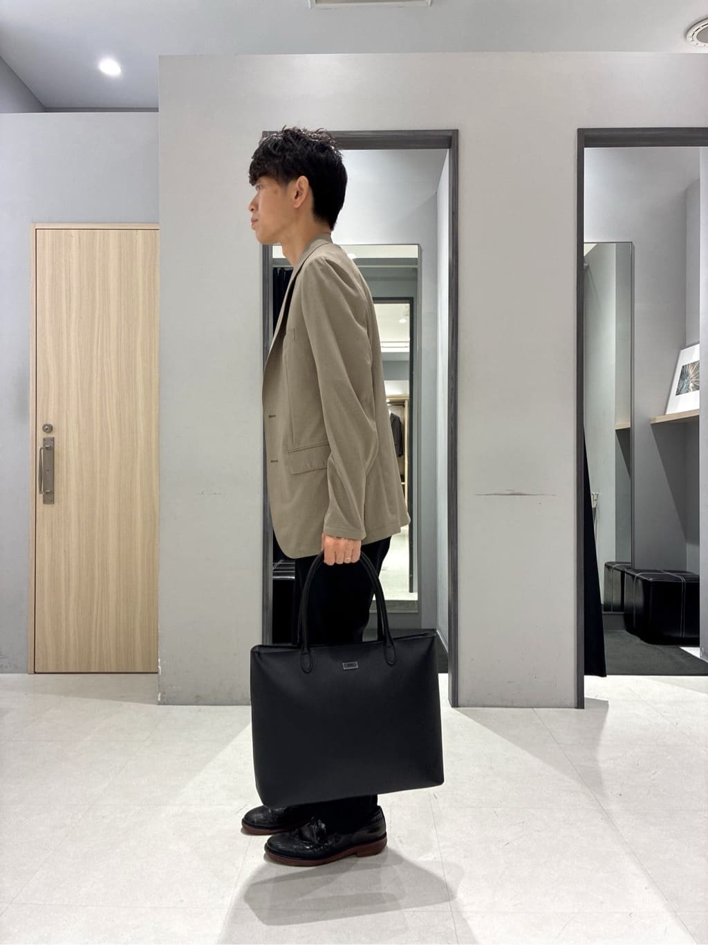 わいずみさんの「TAKEO KIKUCHI｜【COOL CITY WEAR】アーバンクール ジャケット /接触冷感・吸水速乾」を使ったコーディネート