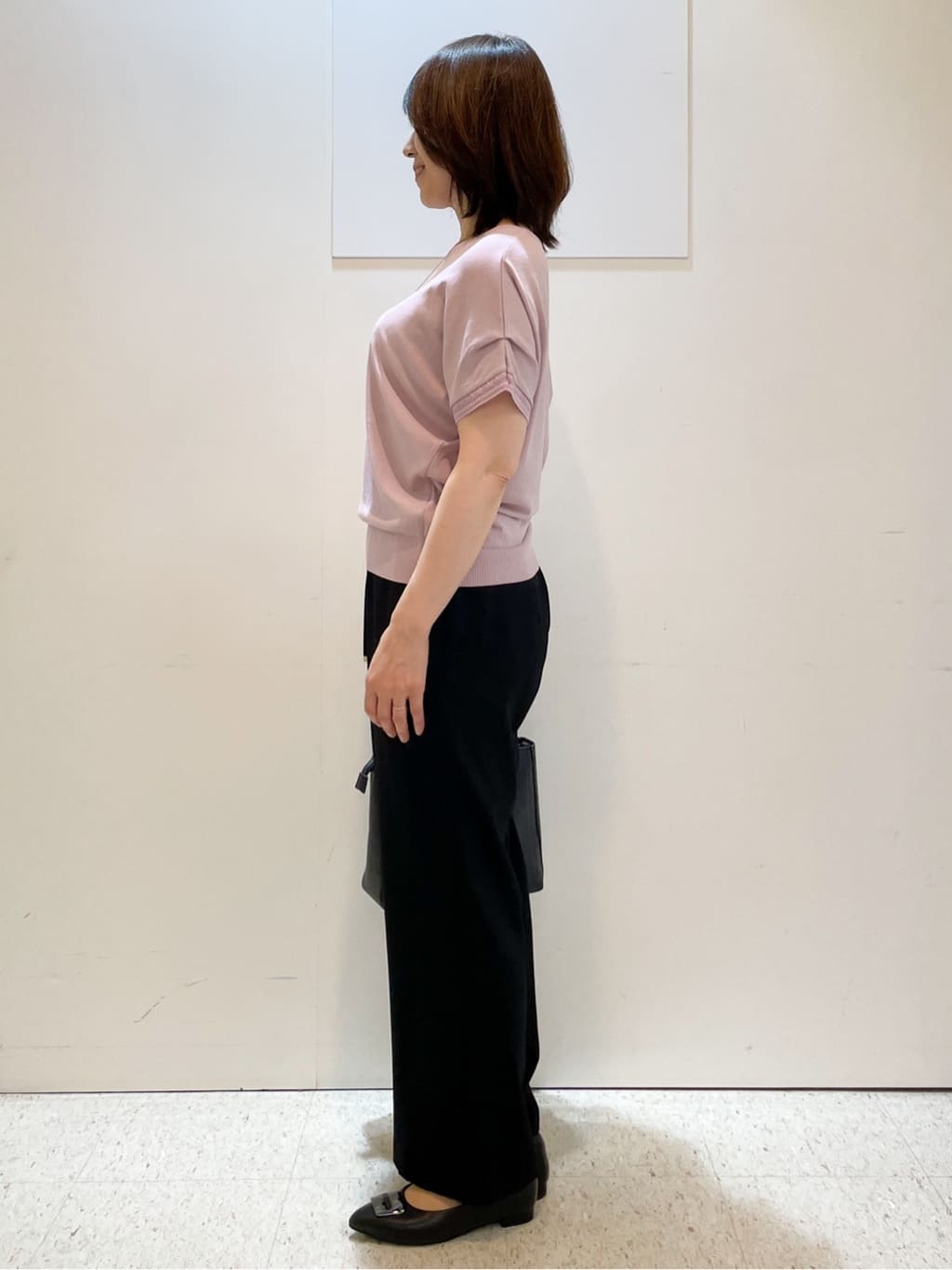 めいさんの「Reflect｜【選べる7色◎／手洗い可／二の腕カバー】半袖ニット」を使ったコーディネート