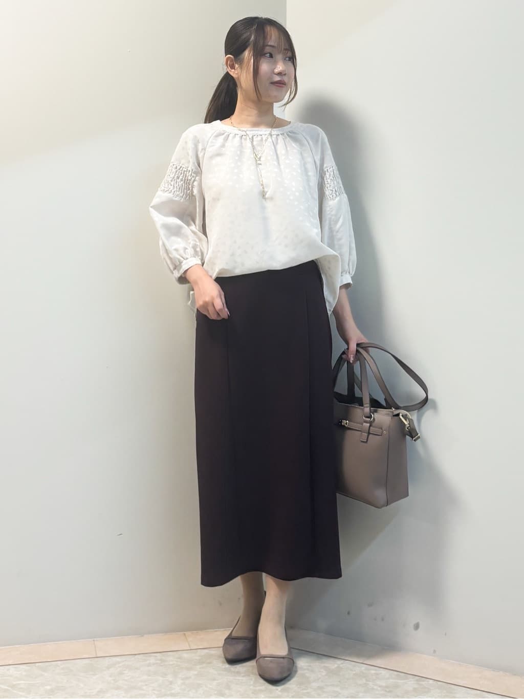 Sawaさんの「Reflect｜【パンツにもスカートにも合わせやすい◎】ライティブルゾン」を使ったコーディネート