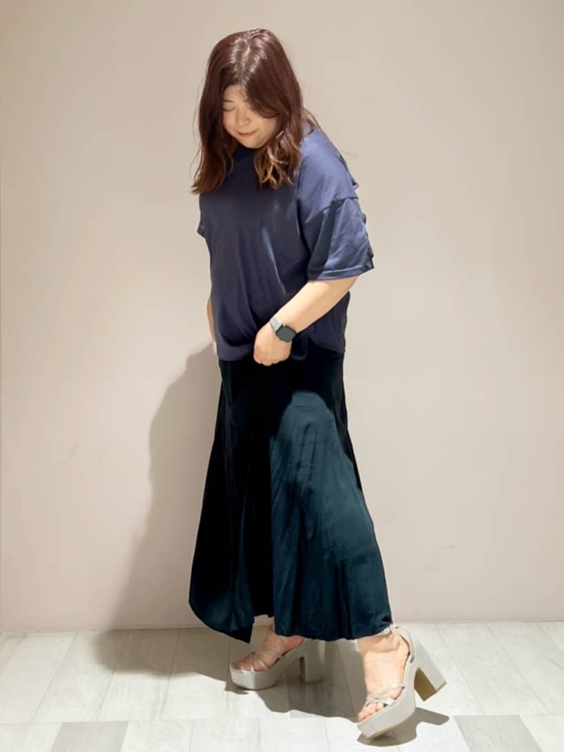 yumiさんの「ESPERANZA｜厚底アンクルベルトサンダル」を使ったコーディネート