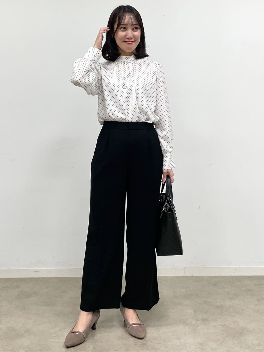 yukariさんの「Reflect｜【SS-4Lサイズ／通勤／セットアップ可】ノーカラージャケット」を使ったコーディネート