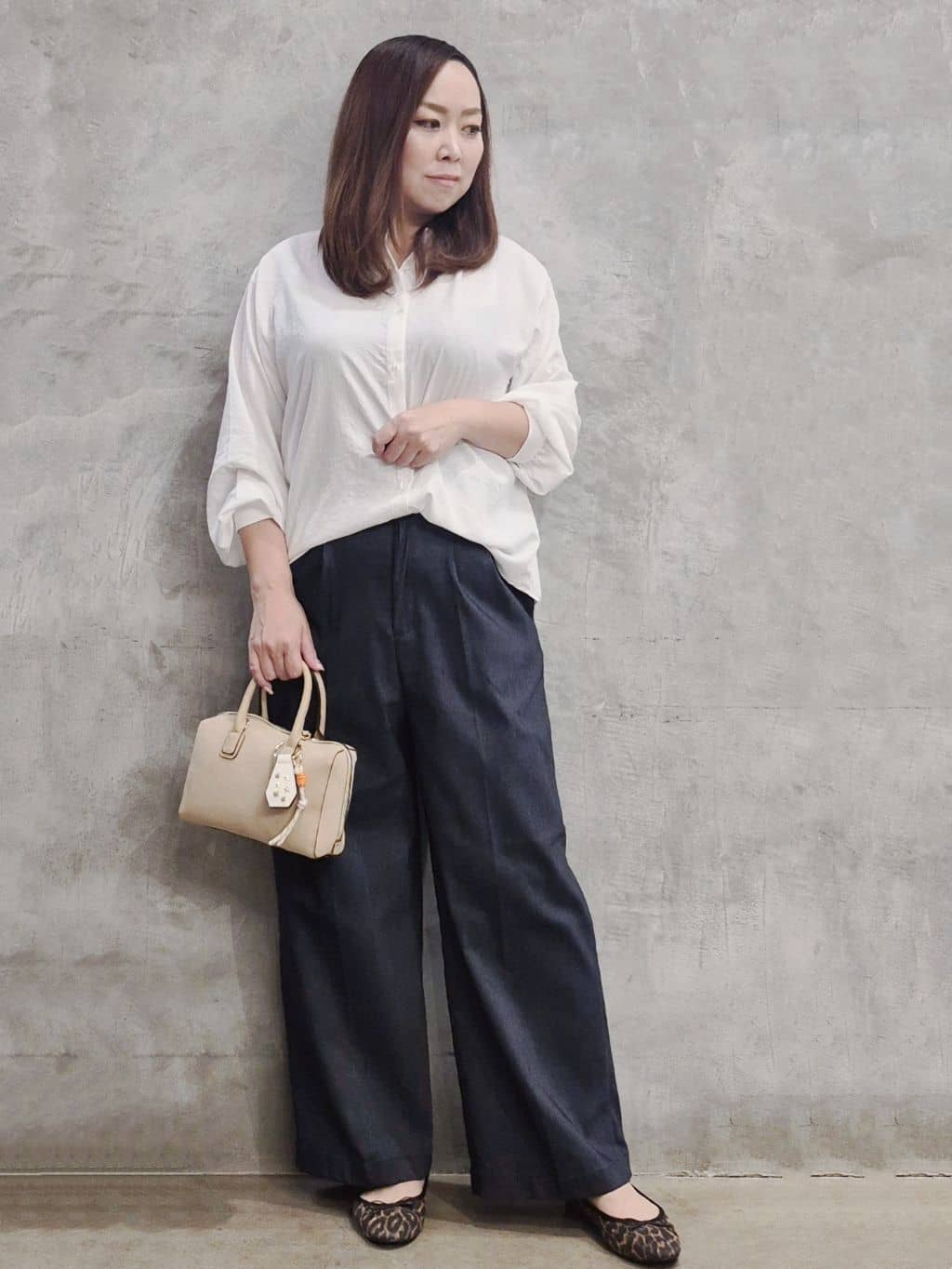 ひさえさんの「THE SHOP TK｜【春まで着られる】ニットベスト＆ブラウスセット/洗濯機OK」を使ったコーディネート