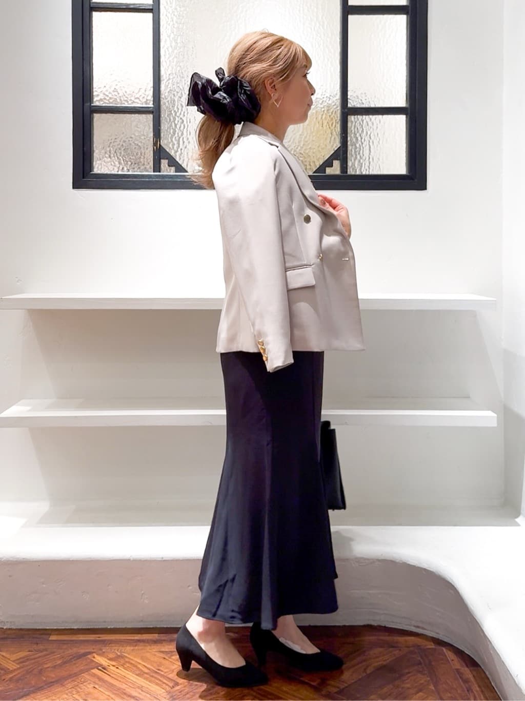 Harukaさんの「grove｜【カセット服】ダブルブレストテーラードジャケット」を使ったコーディネート