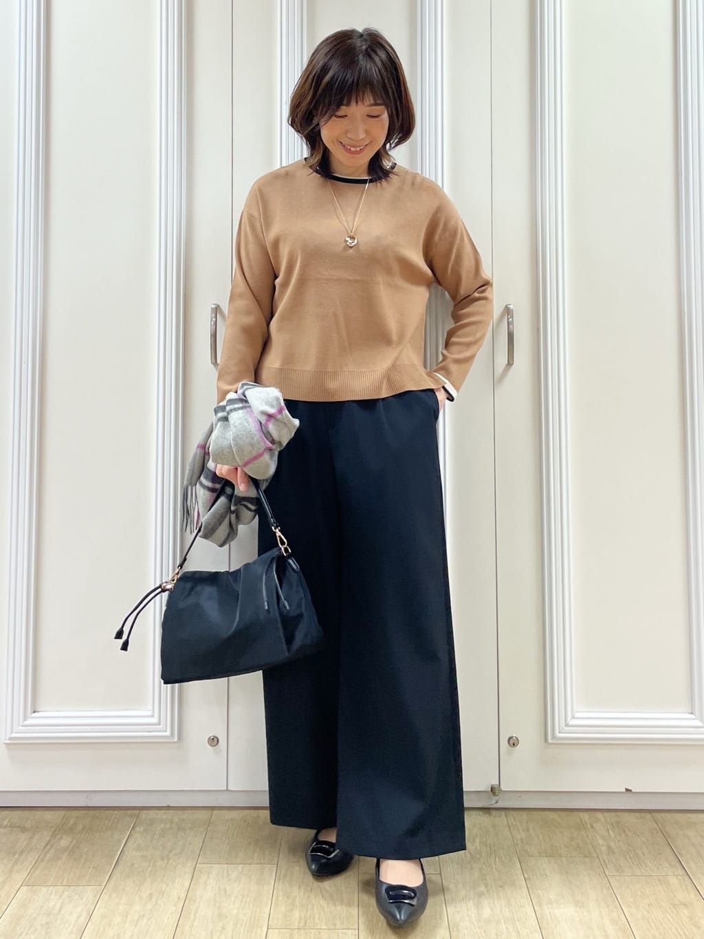 めいさんの「Reflect｜【すっきり見え／フード取り外し可／通勤におすすめ◎】ライティアウター」を使ったコーディネート