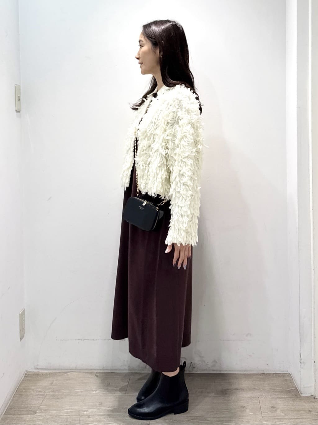 yuicciさんの「OPAQUE.CLIP｜ループヤーンニットカーディガン」を使ったコーディネート