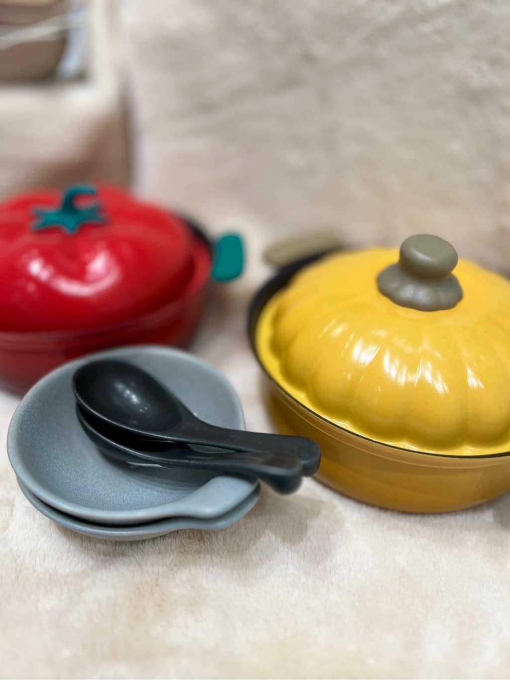 nagiさんの「212 KITCHEN STORE｜べジポ IH対応ミニ卓上鍋19cm かぼちゃ」を使ったコーディネート