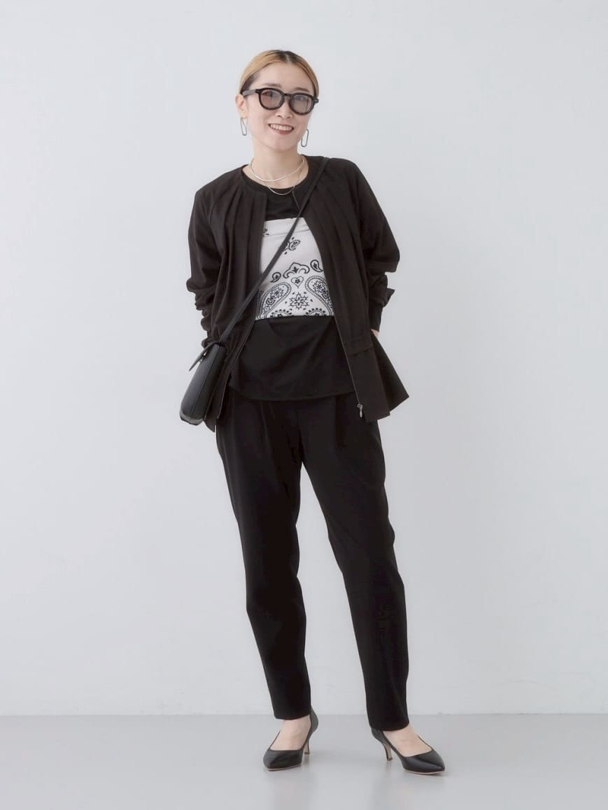 kotakiさんの「INDIVI｜ストレッチシアーロングTシャツ」を使ったコーディネート