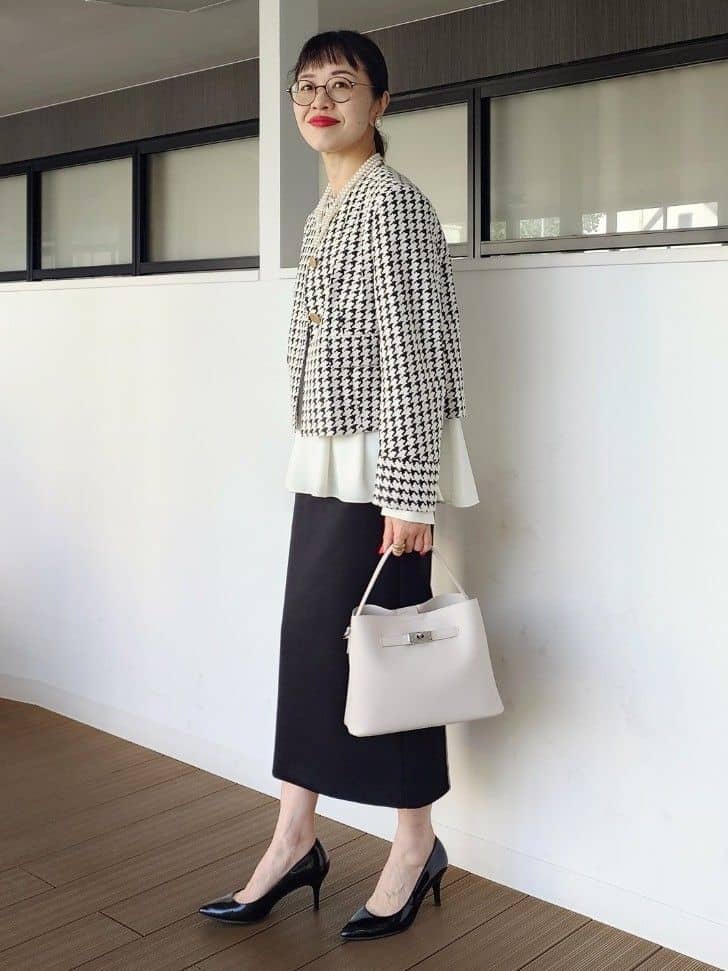 MUTSUKOさんの「UNTITLED｜【セットアップ可能】クラシックチドリ ジャケット」を使ったコーディネート