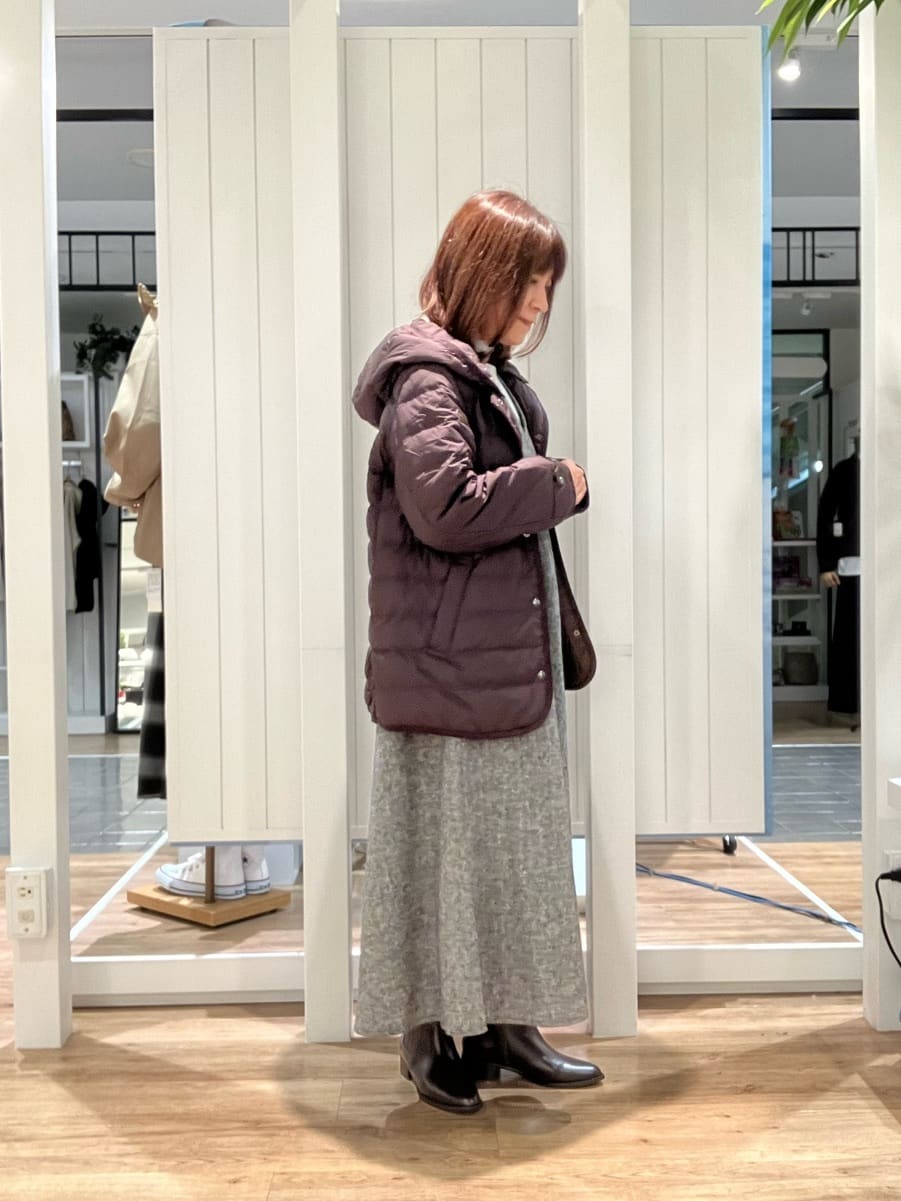 Fujitaさんの「Dessin｜【撥水・2WAY】ミュラーダウンコートミドル丈」を使ったコーディネート