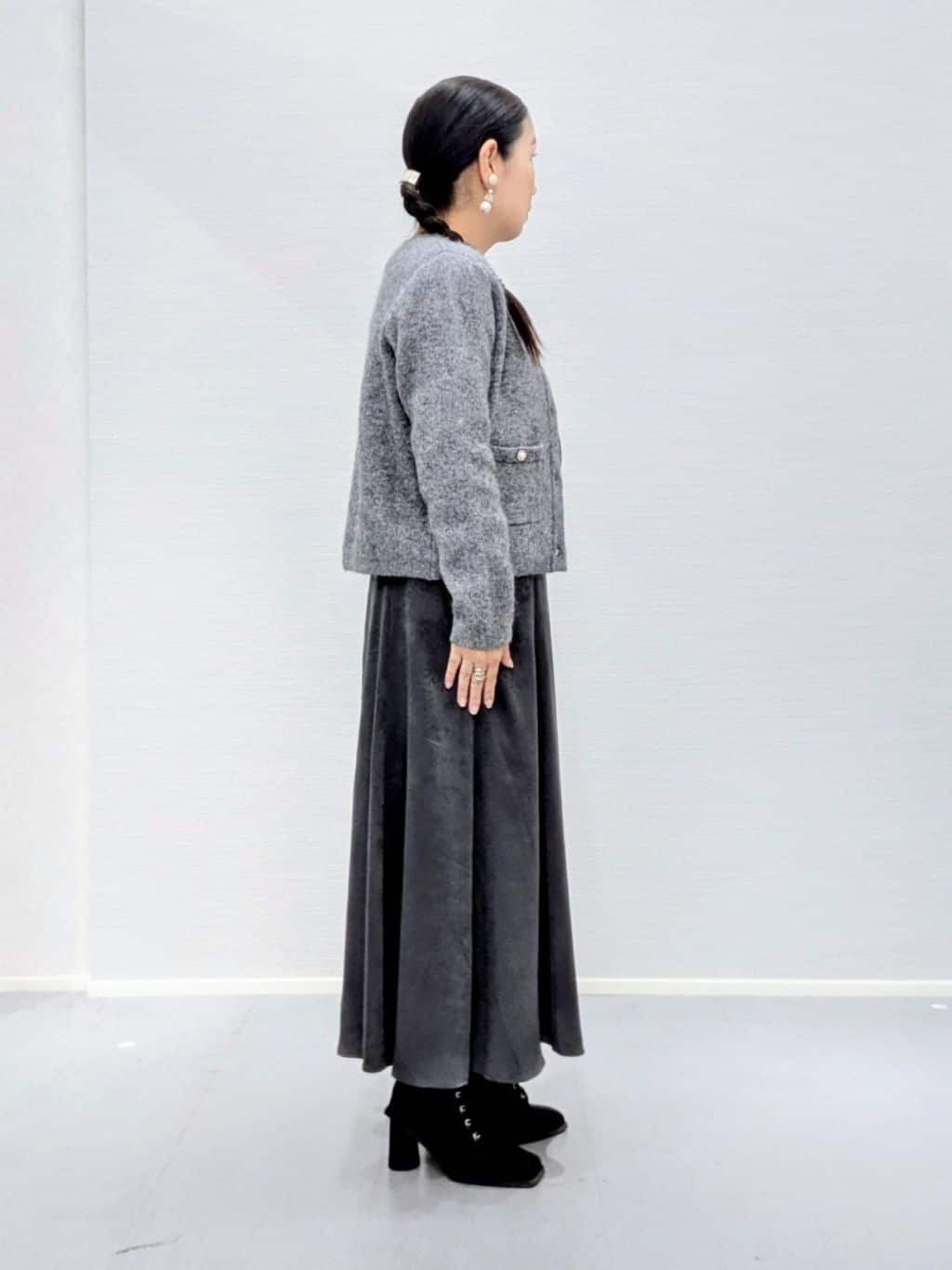 makkyさんの「UNTITLED｜【手洗い可】ジャケット風カーディガン」を使ったコーディネート