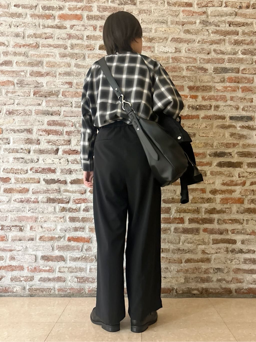 しばさんの「THE SHOP TK｜コットンデニムブルゾン 【セットアップ可】」を使ったコーディネート