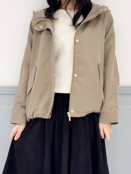 moeさんの「grove｜【名品アウター/3WAY・はっ水】ボアライナー付マウンテンパーカ」を使ったコーディネート