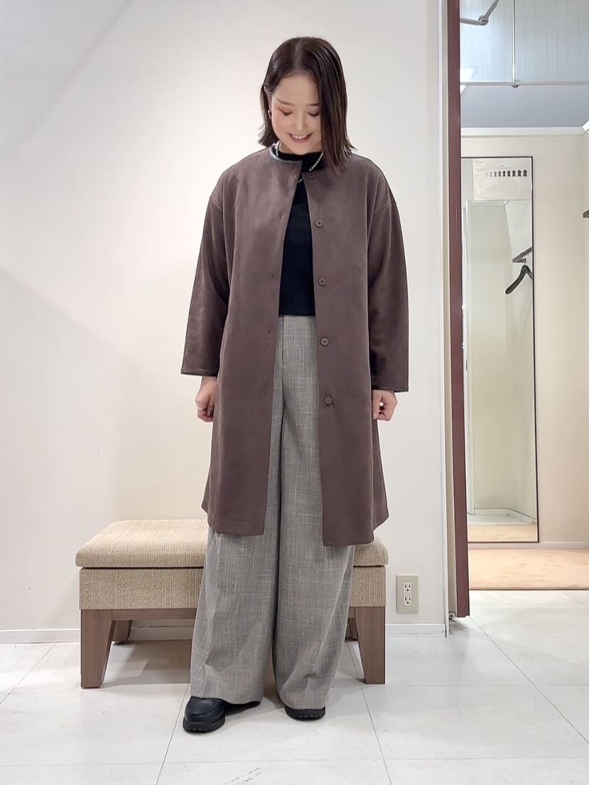 YUIさんの「UNTITLED｜【アンサンブル可/六分袖/洗える】ウールシルクニット」を使ったコーディネート