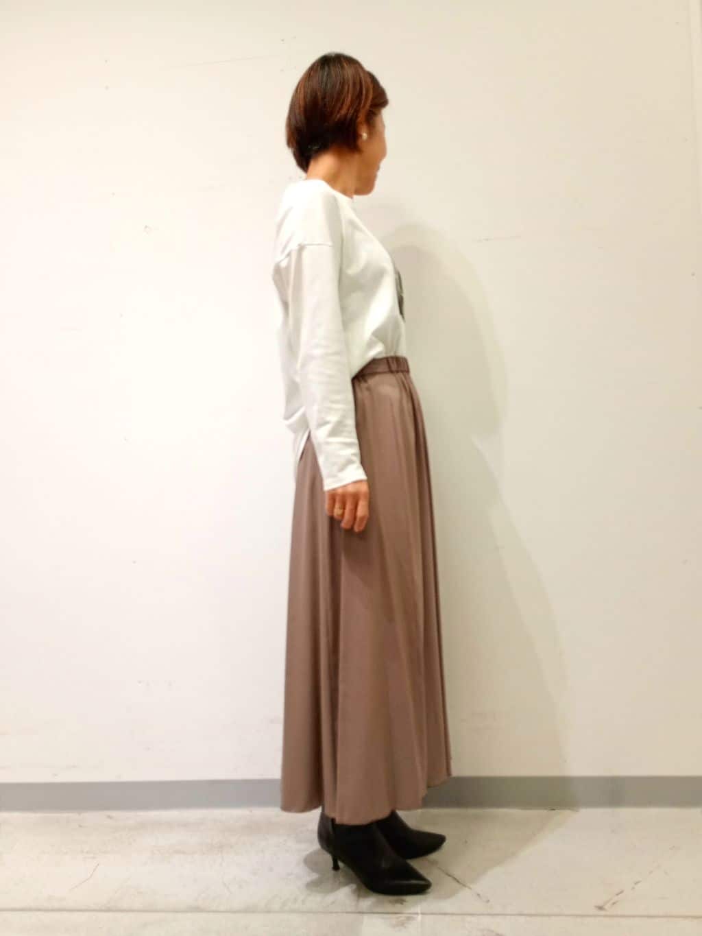 Kさんの「INDIVI｜【軽羽織り】フーディーライトコート」を使ったコーディネート