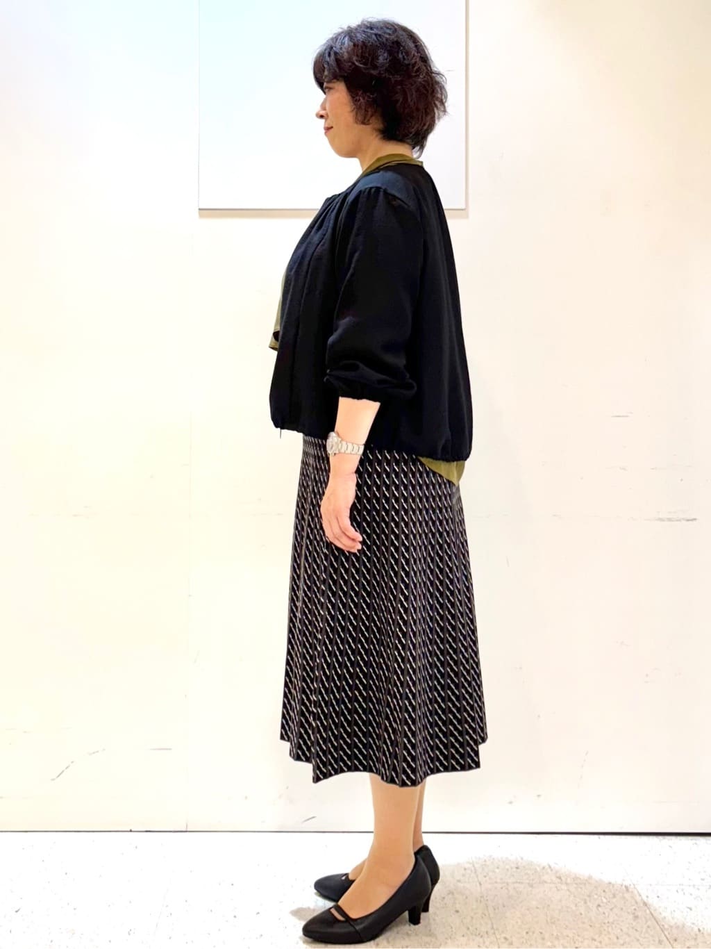ヤスコさんの「Reflect｜【ライトアウター／ゆったり羽織れる／気軽な羽織りに◎】ライトブルゾン」を使ったコーディネート