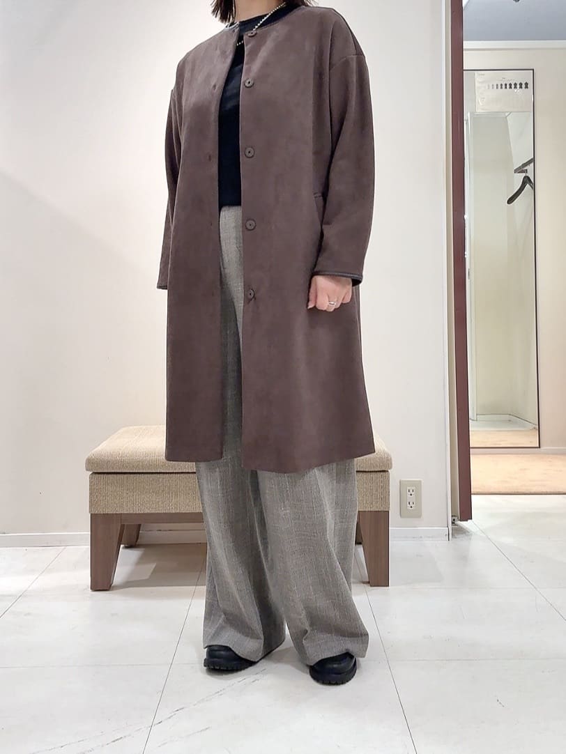 YUIさんの「UNTITLED｜【アンサンブル可/六分袖/洗える】ウールシルクニット」を使ったコーディネート