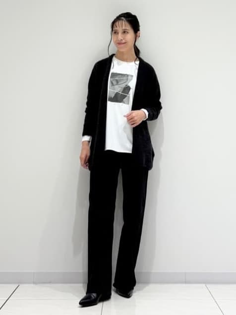 kayoさんの「INDIVI｜【UVケア】プリントフォトロングTシャツ」を使ったコーディネート
