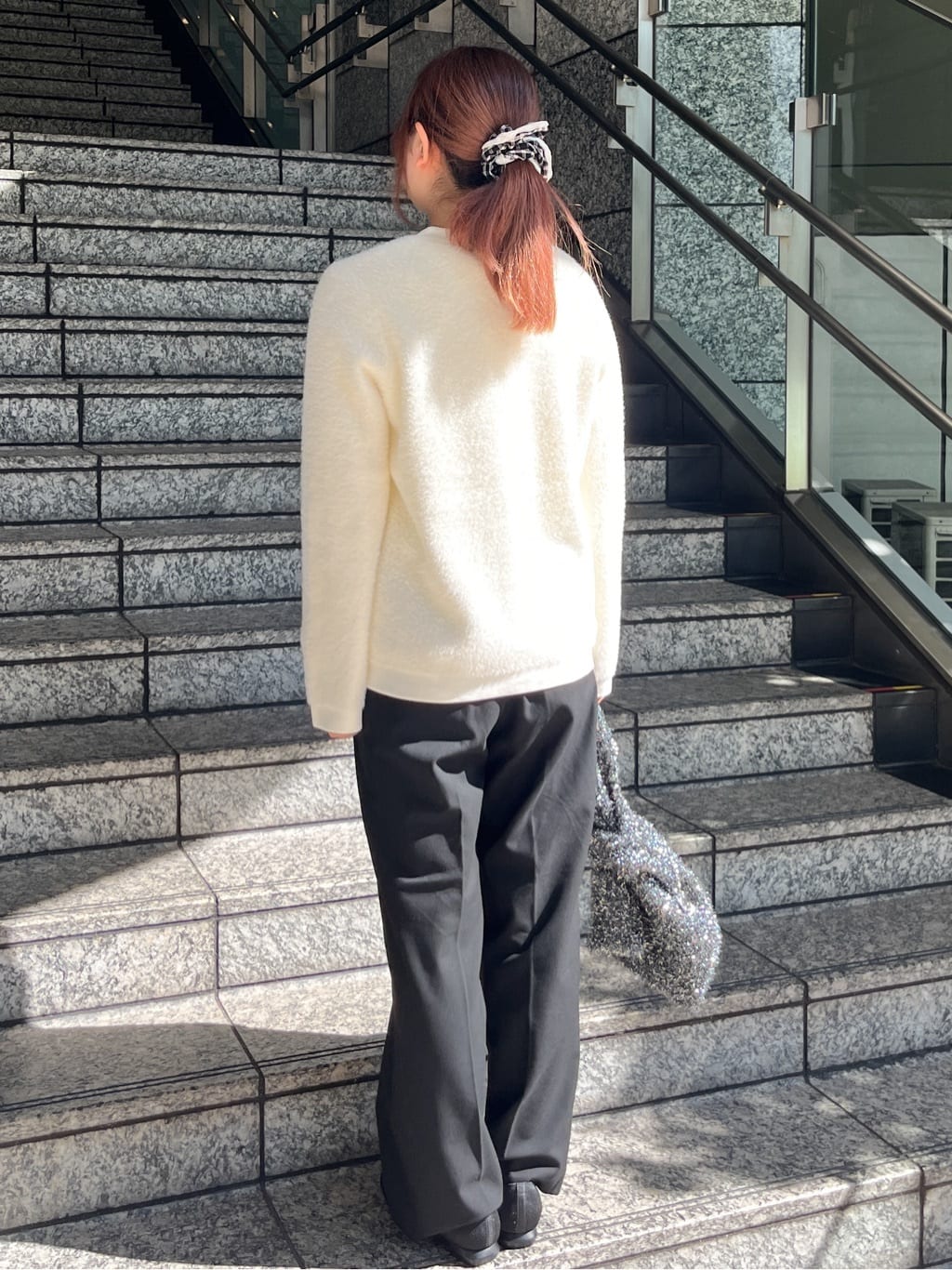 HANNAさんの「OPAQUE.CLIP｜フロッキーチュールトップス【洗濯機OK】」を使ったコーディネート