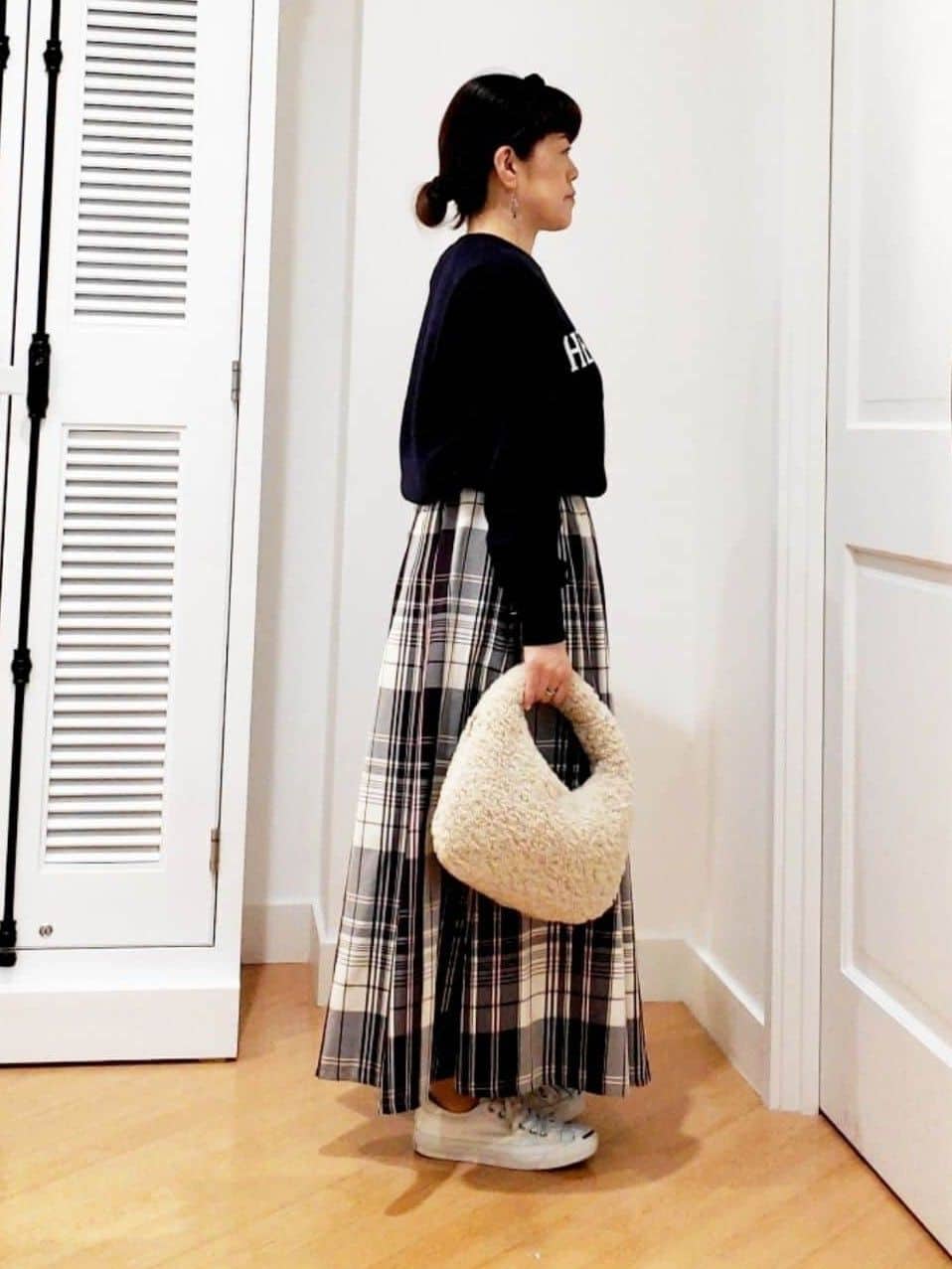 ai-Pさんの「Dessin｜【2WAY・軽量】ボアBAG」を使ったコーディネート