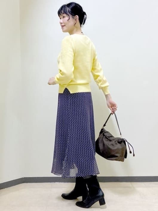  beni_gingerさんの「Reflect｜【選べる8色／スカートにもパンツにも◎】ウール混ボートネックニット」を使ったコーディネート