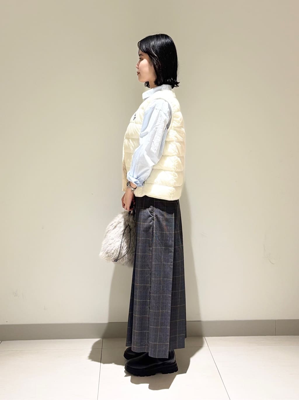 mayuさんの「Dessin｜【洗える】ワイドプリーツスカート」を使ったコーディネート