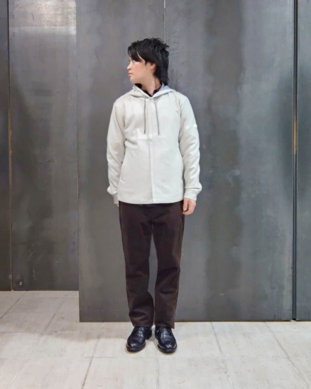 shiominさんの「TAKEO KIKUCHI｜【JUST ONE LAYER】ダウンファブリックZIPパーカー」を使ったコーディネート
