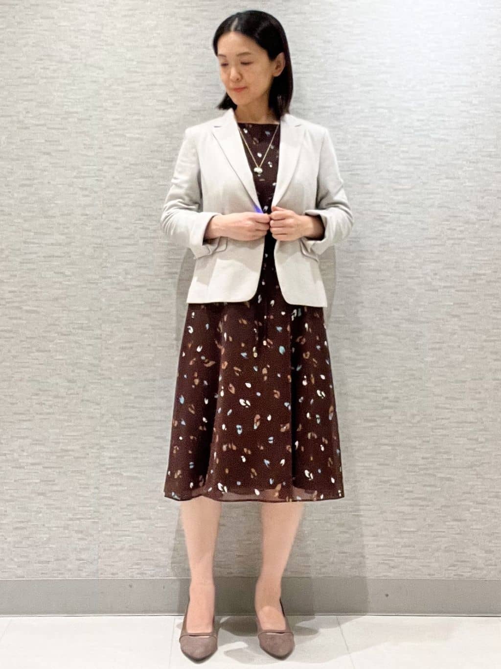 marikoさんの「Reflect｜【SS-4Lサイズ】匠ジャケット／ベーシックテーラード／WEB先行カラーあり」を使ったコーディネート