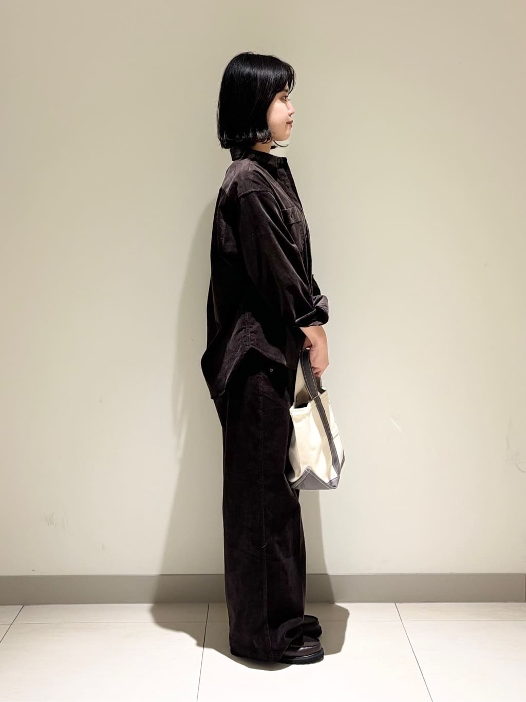 mayuさんの「Dessin｜【洗える】箔プリントロングTシャツ」を使ったコーディネート