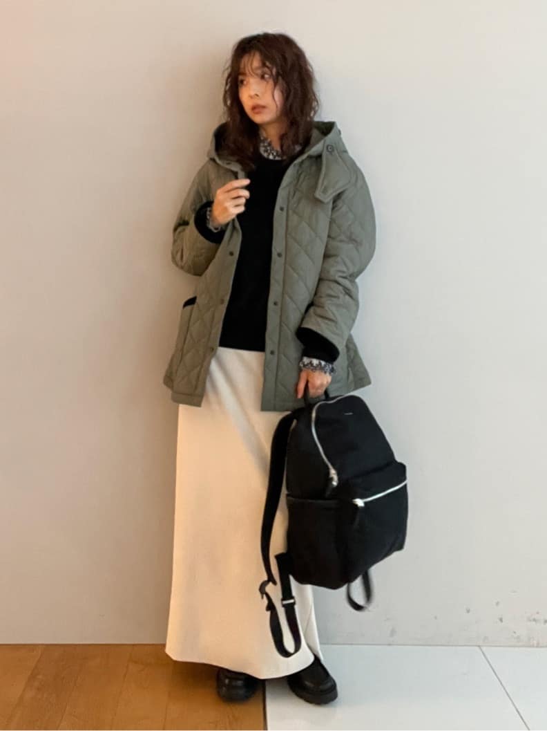 misaさんの「DRESSTERIOR｜◆【洗える/ポケット付き】ストレッチナロースカート」を使ったコーディネート