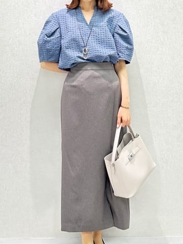 Miwaさんの「UNTITLED｜ビッグオーバルネックレス」を使ったコーディネート