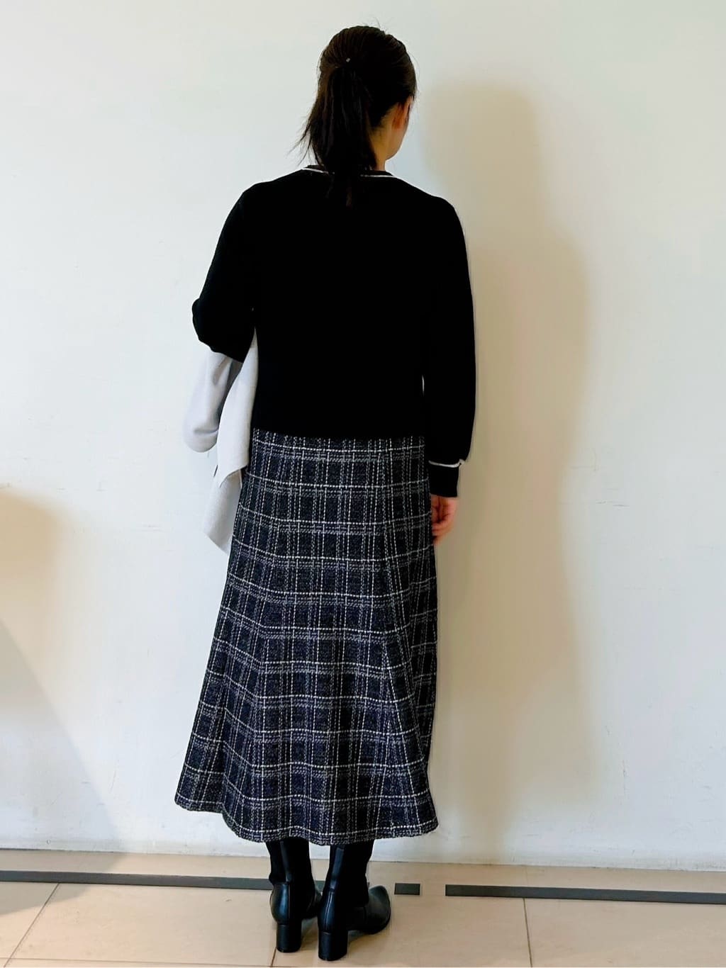 ひーさんの「Reflect｜【ライトアウター／気軽な羽織に◎】オフボディカーディガン」を使ったコーディネート