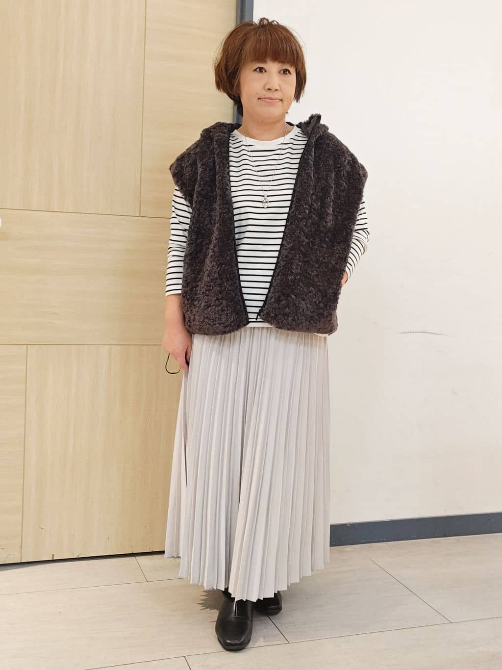 むぅポンさんの「grove｜【名品アウター/3WAY・はっ水】ボアライナー付マウンテンパーカ」を使ったコーディネート
