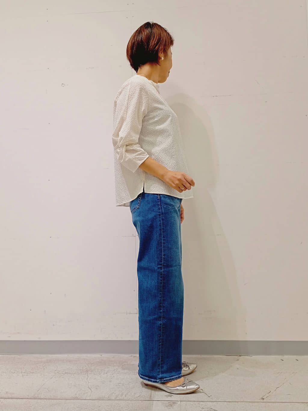 Kさんの「INDIVI｜【UVケア／吸汗速乾】スリーブデザインブラウス」を使ったコーディネート