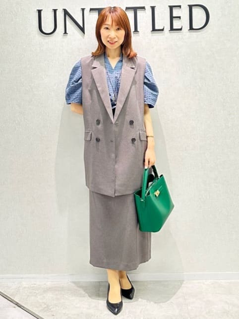 Miwaさんの「UNTITLED｜ビッグオーバルネックレス」を使ったコーディネート